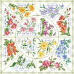 (image for) Flowers of the Month Pillow
